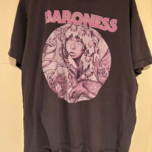 Graphic Tee - Black and Pink